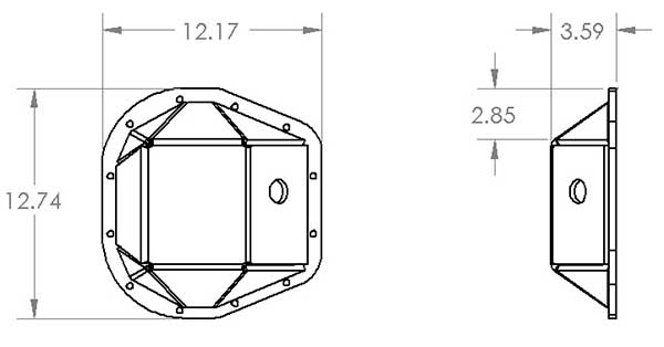 Ruff Stuff Specialties Sterling Differential Cover