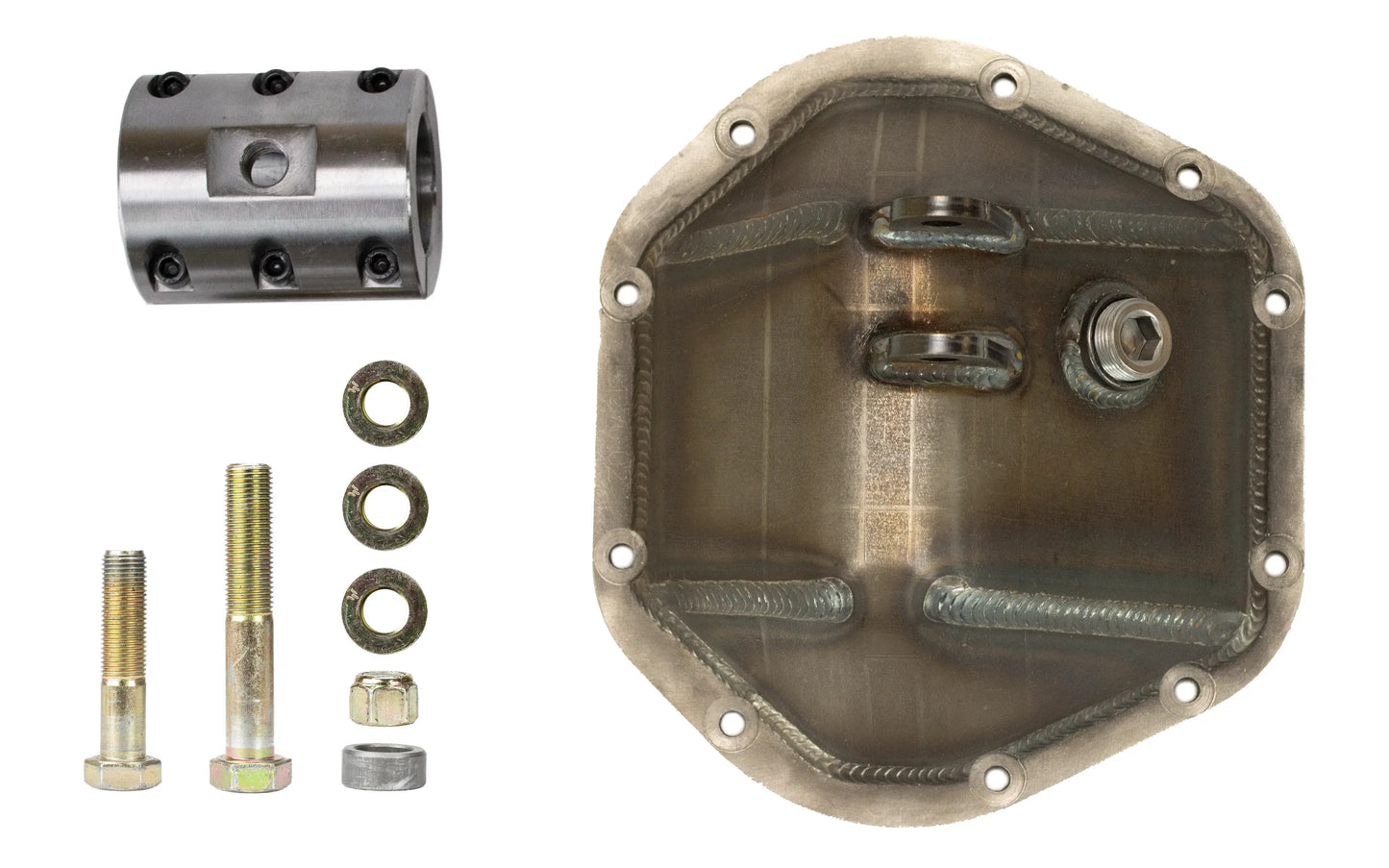 Dana 44 Differential Cover Steering Stabilizer Relocation For Jeep JK